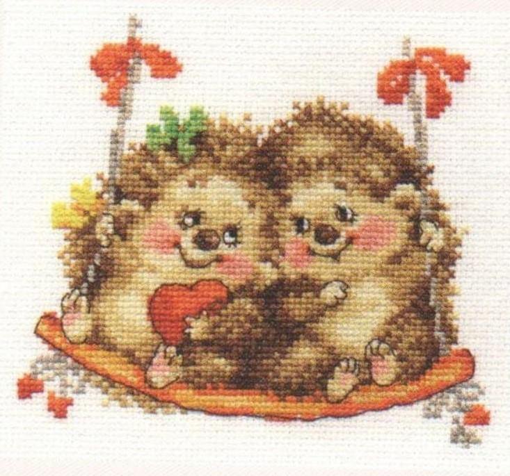 On the swings 0-115 Counted Cross-Stitch Kit