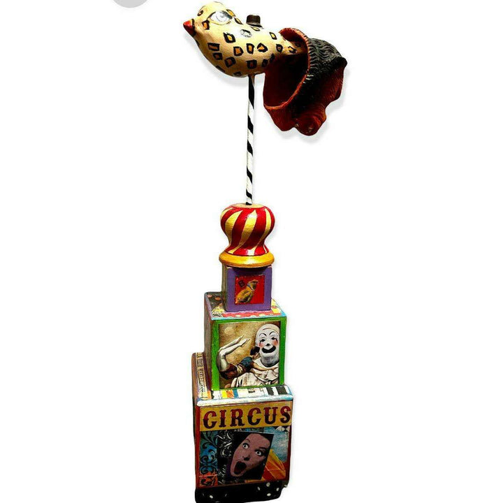 Exclusive Kim Collister Set of 2 Multi-Media Art Sculptures - Quirks!