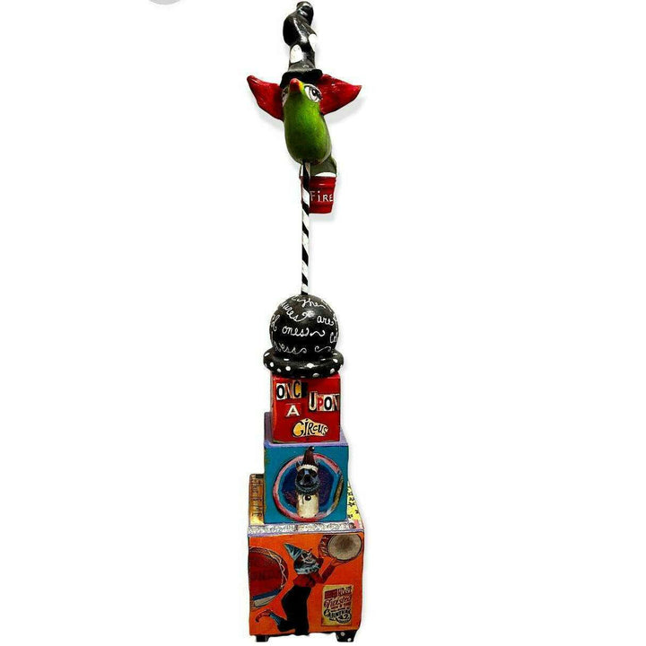 Exclusive Kim Collister Set of 2 Multi-Media Art Sculptures - Quirks!