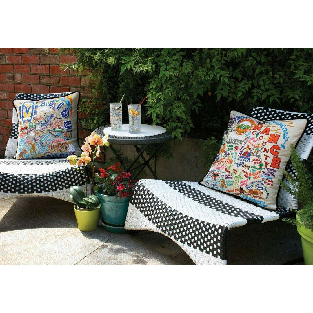 Ottowa Hand-Embroidered Pillow - Quirks!