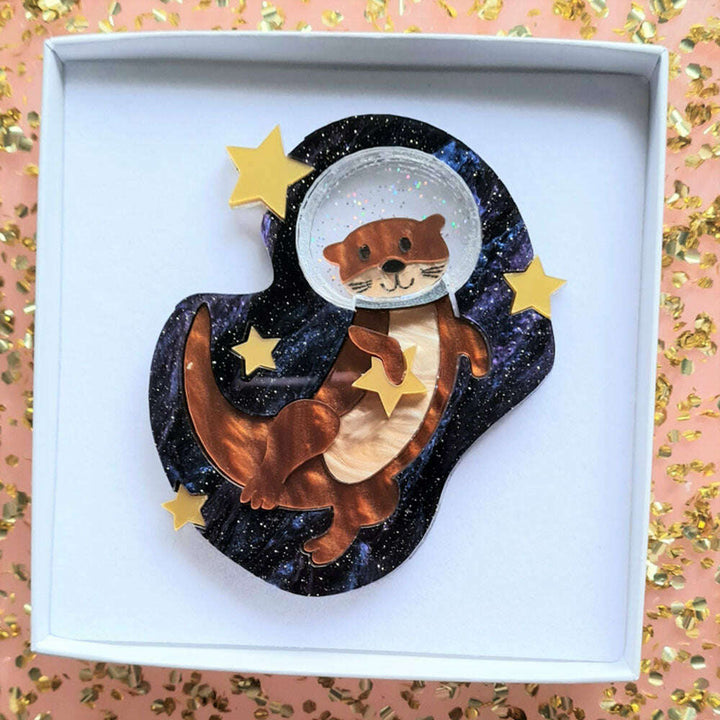 Otter Space Necklace by Cherryloco Jewellery 4
