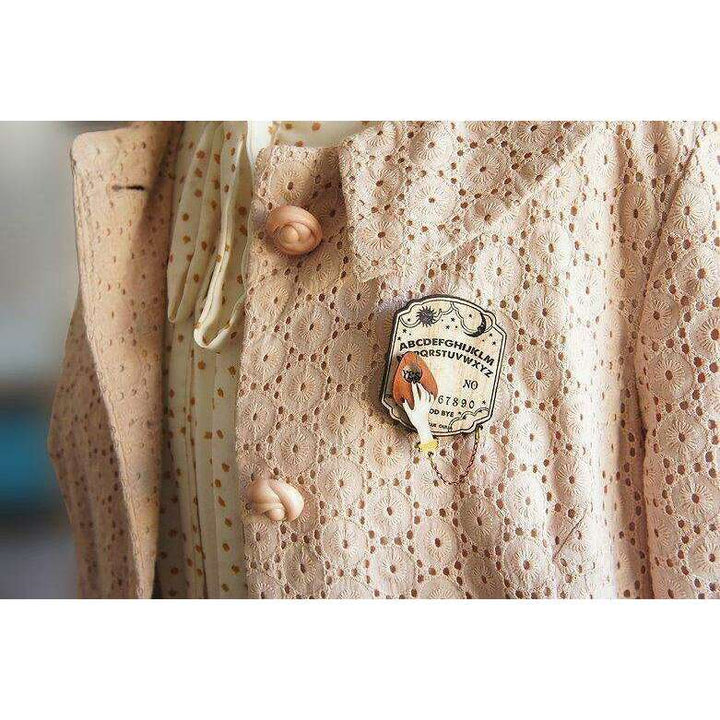 Ouija Board Brooch by LaliBlue - Quirks!