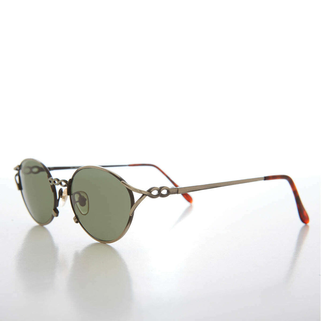 Oval Cat Eye 90s Vintage Sunglasses - Vista