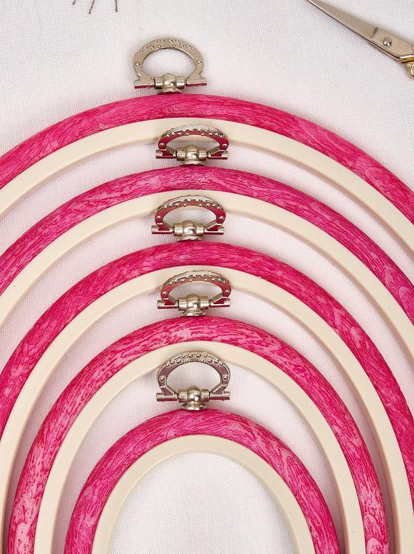 Oval Flexi Hoop Nurge 230-7 Pink