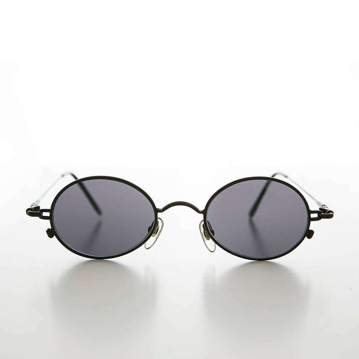 Oval Metal Spectacles 90s Vintage Sunglasses - Greco