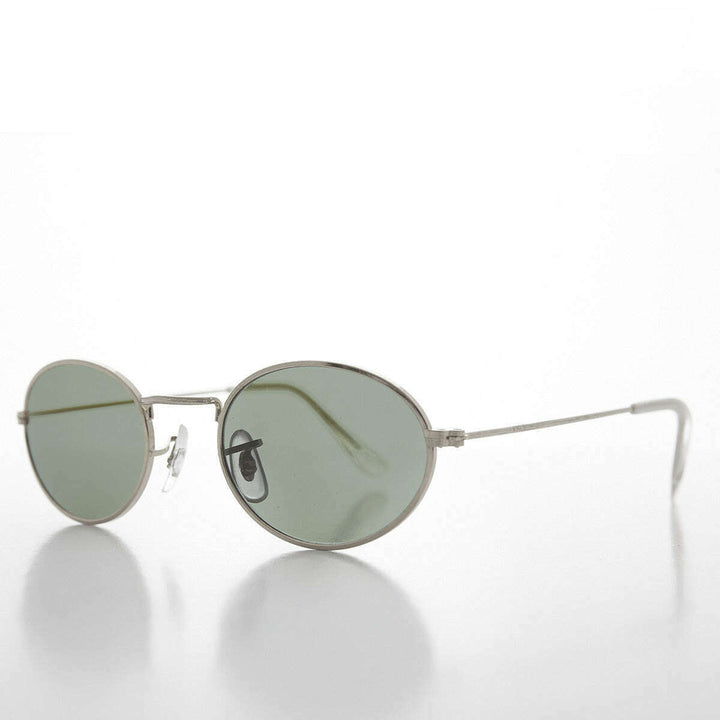 Oval Metallic Frame Vintage 90s Sunglass -Norris