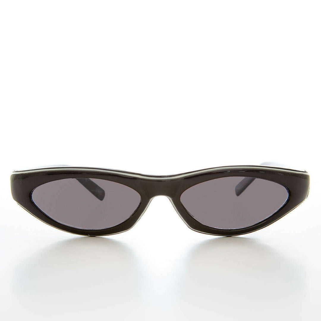 Oval Micro Cat Eye Vintage Sunglasses - Mulvany
