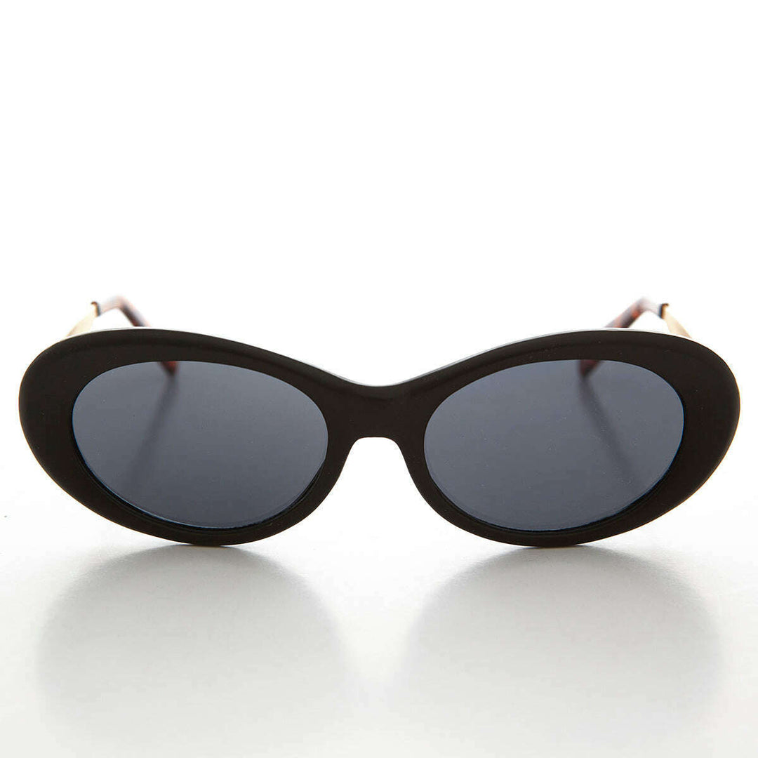 Oval Mod Punk Cateye 90s Vintage Sunglass - Loretta