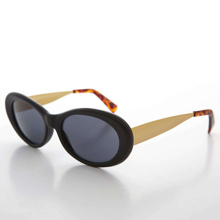Oval Mod Punk Cateye 90s Vintage Sunglass - Loretta