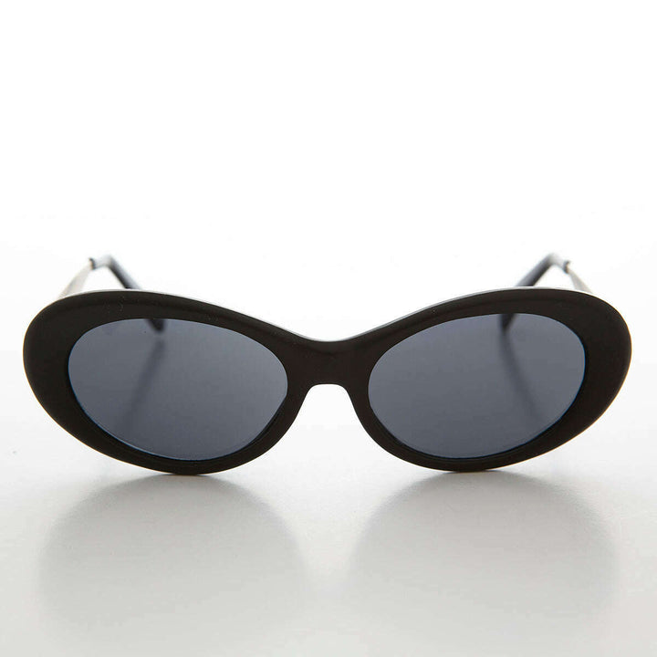 Oval Mod Punk Cateye 90s Vintage Sunglass - Loretta
