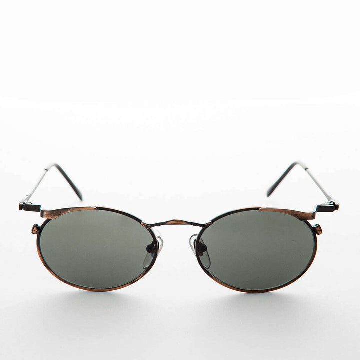 Oval Punk Grunge Steampunk Vintage Sunglass - Dieselgoth