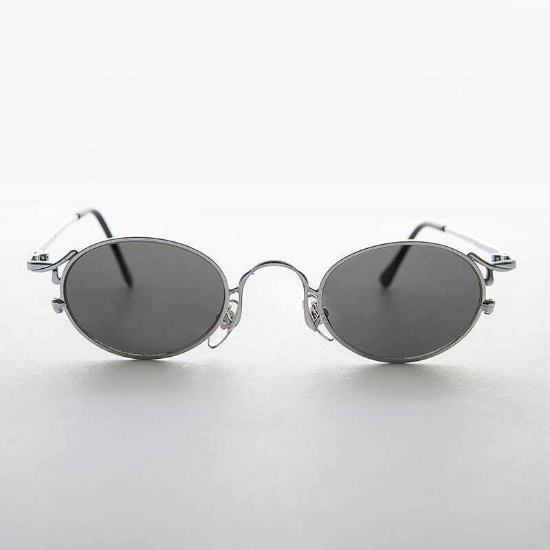 Oval Victorian Style 90s Sunglasses - Beatrice