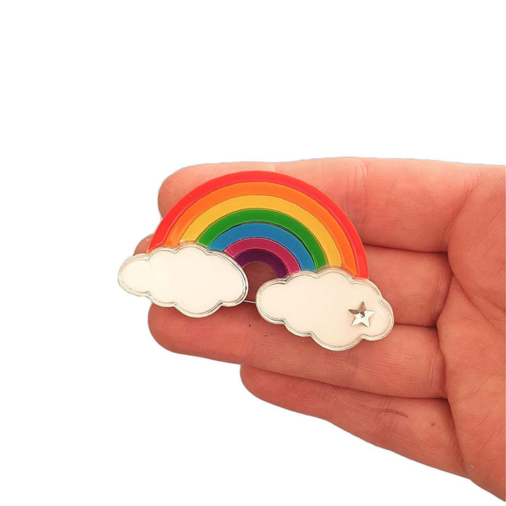 Over The Rainbow Brooch by Cherryloco Jewellery 3
