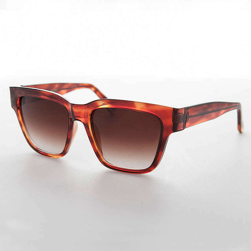 Oversized Women's Classic Square Vintage Sunglass - Brooklyn