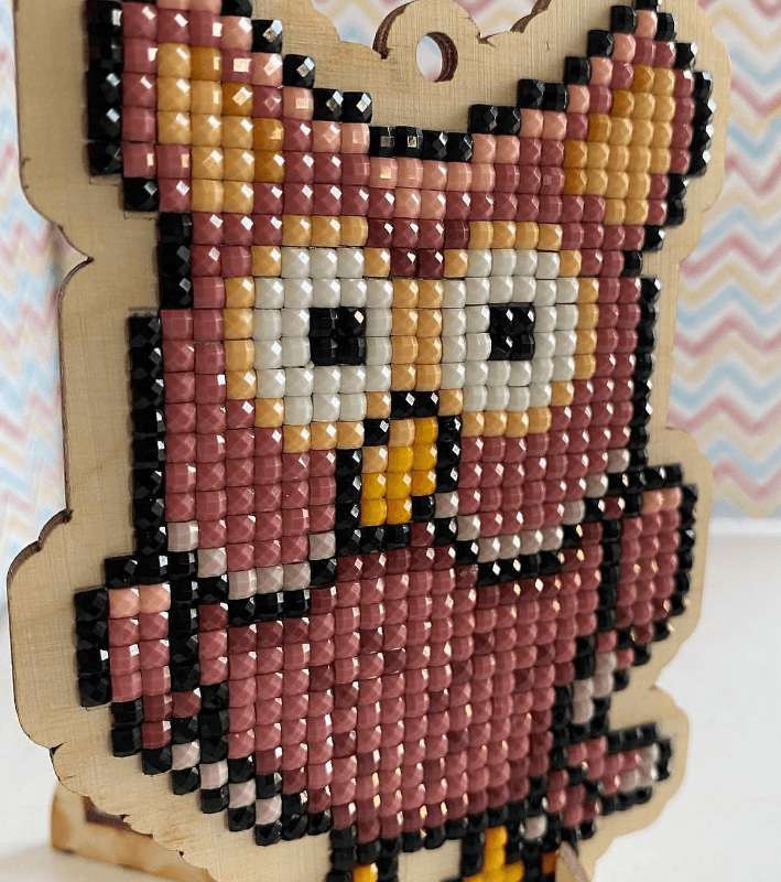 Owl CSw403 Diamond Painting on Plywood Kit