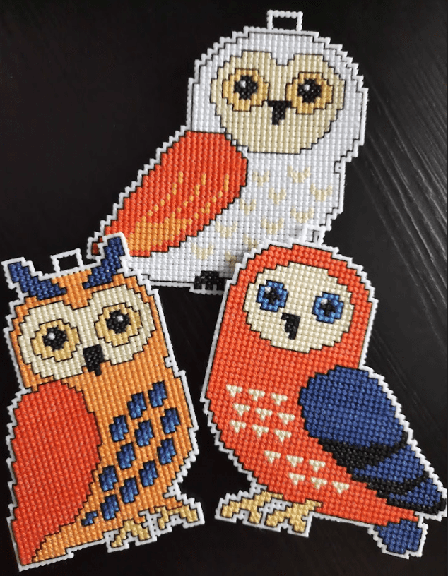 "Owls" 110CS Counted Cross-Stitch Kit