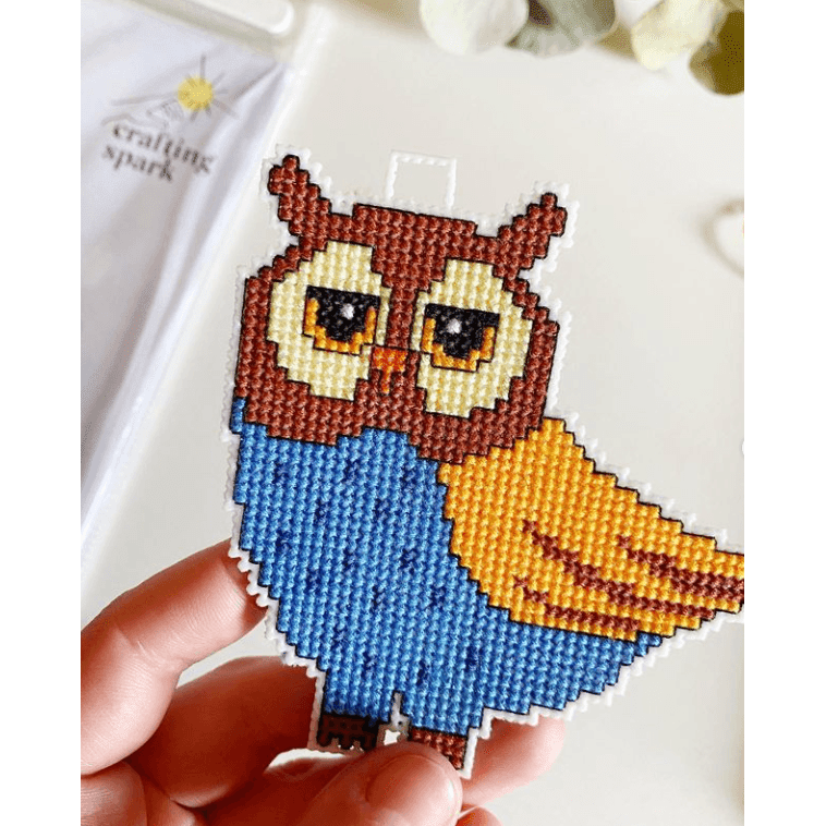 "Owls" 110CS Counted Cross-Stitch Kit