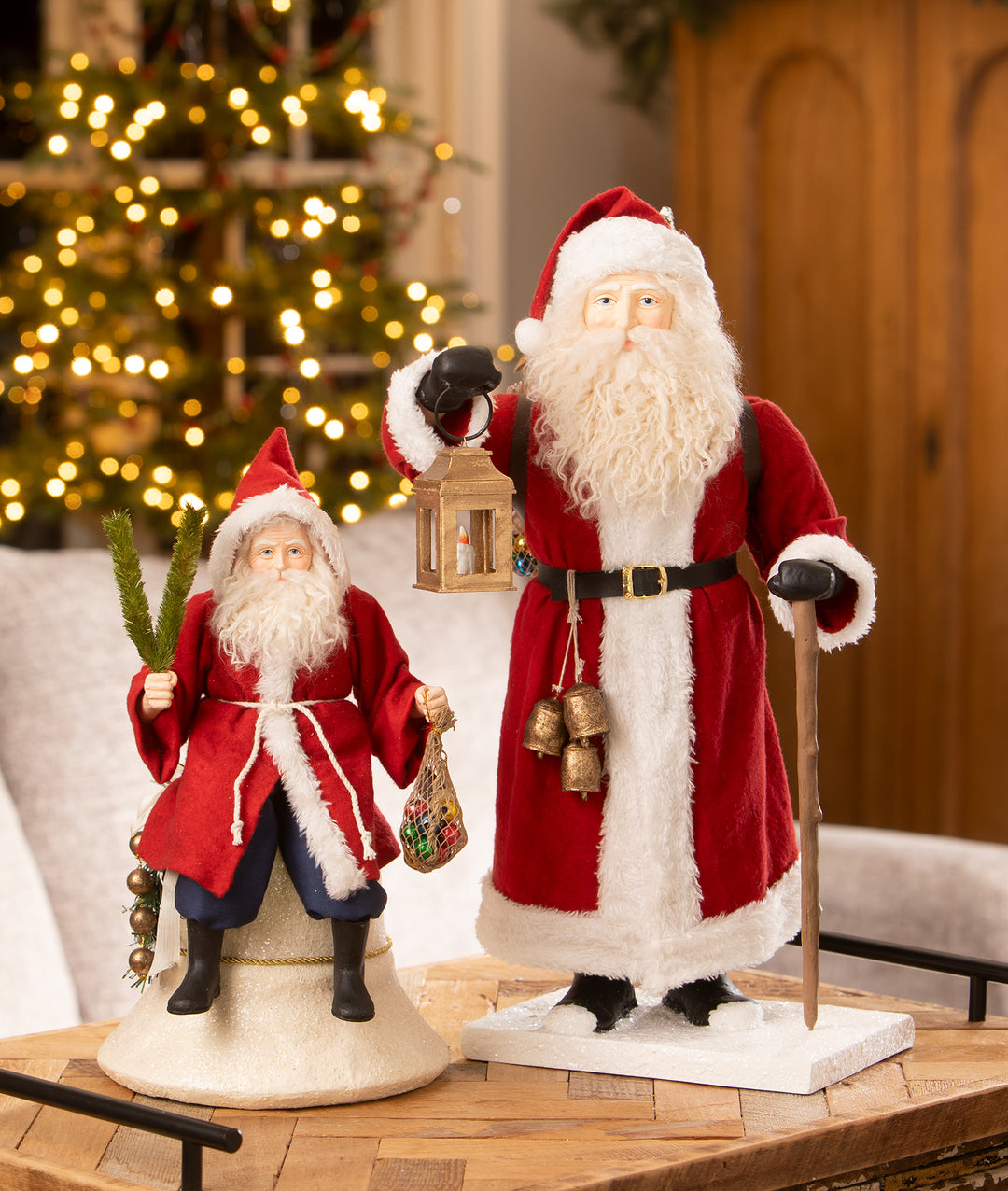 Vintage Santa on Bell by Bethany Lowe Designs, image 5