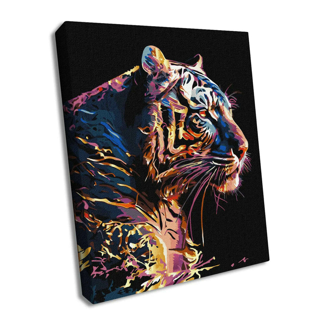 Painting by Numbers kit Beautiful beast with extra metallic paints  KHO6520