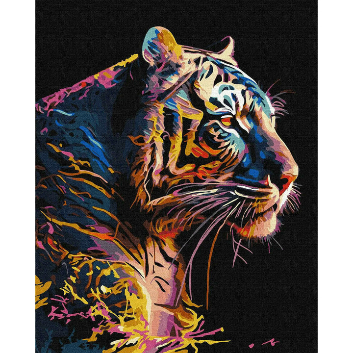 Painting by Numbers kit Beautiful beast with extra metallic paints  KHO6520