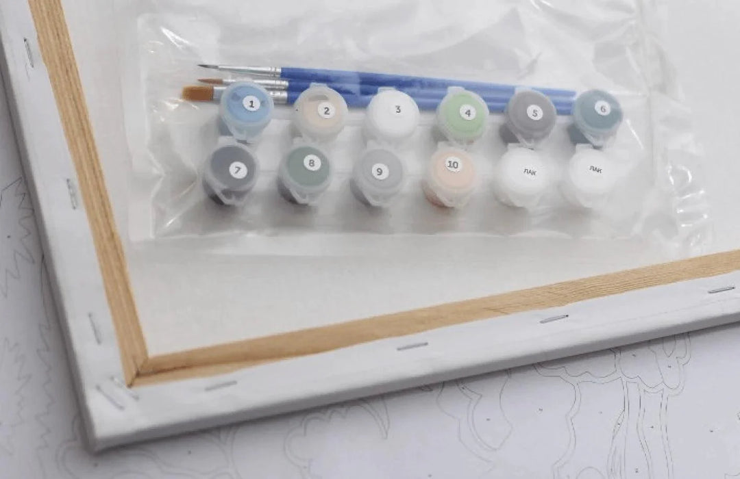 Painting by Numbers kit Bright cockatoo KHO4398