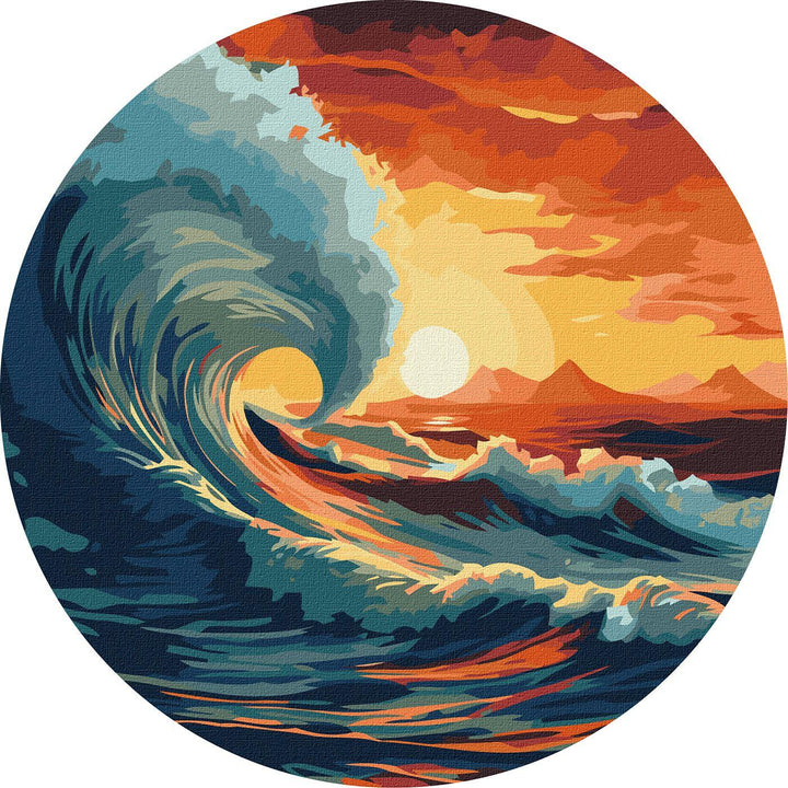 Painting by Numbers kit Catch the wave KHO-R1003