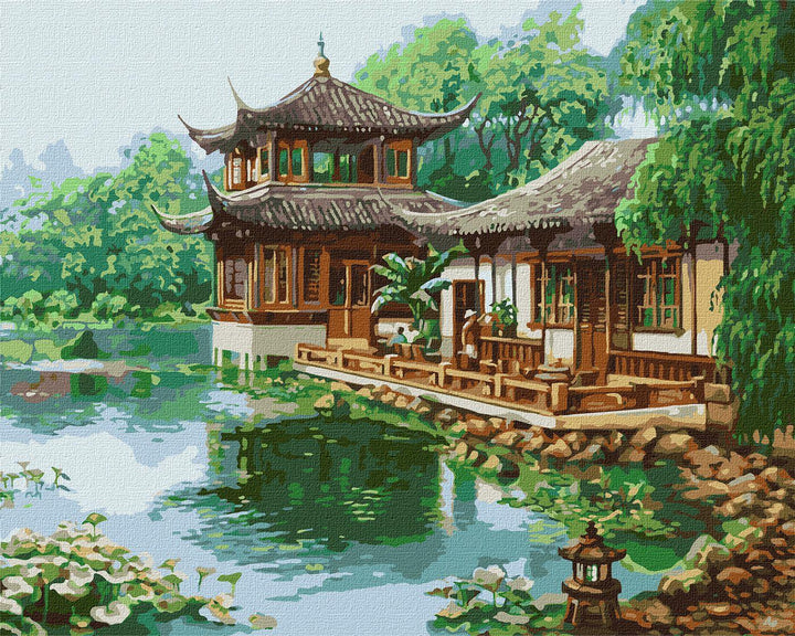 Painting by Numbers kit Chinese house KHO2881