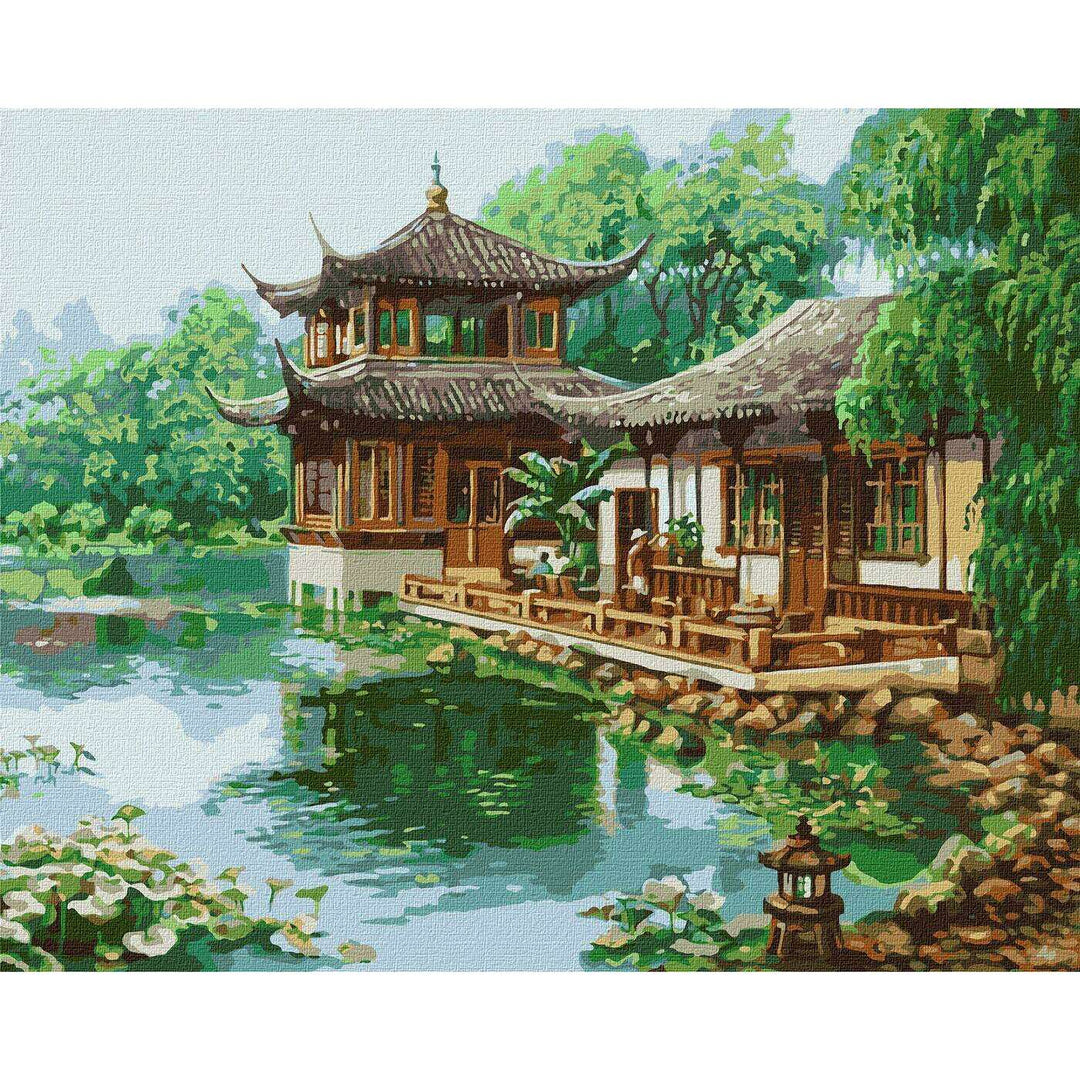Painting by Numbers kit Chinese house KHO2881