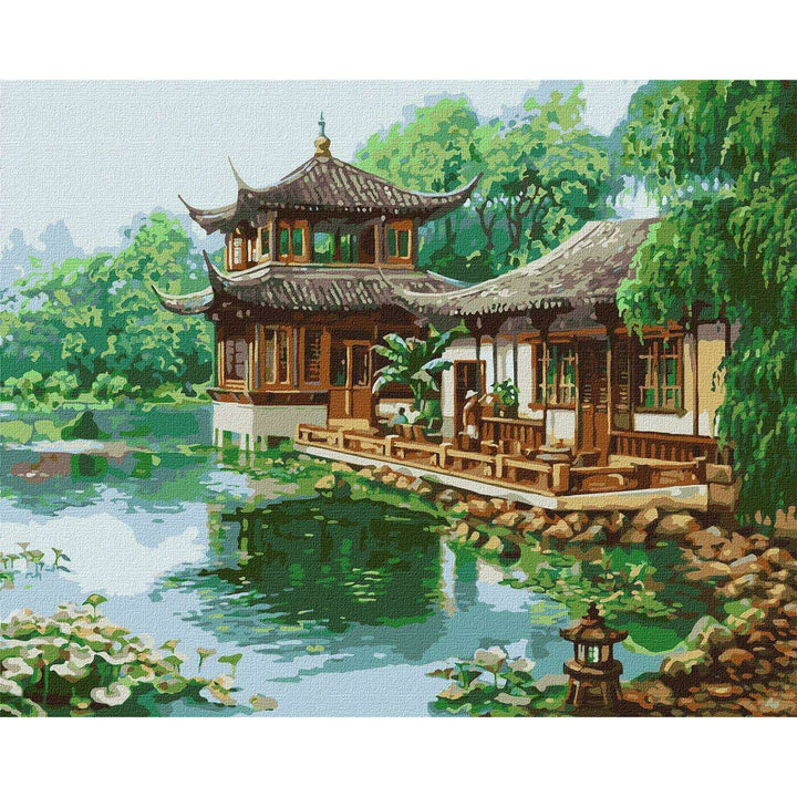 Painting by Numbers kit Chinese house KHO2881