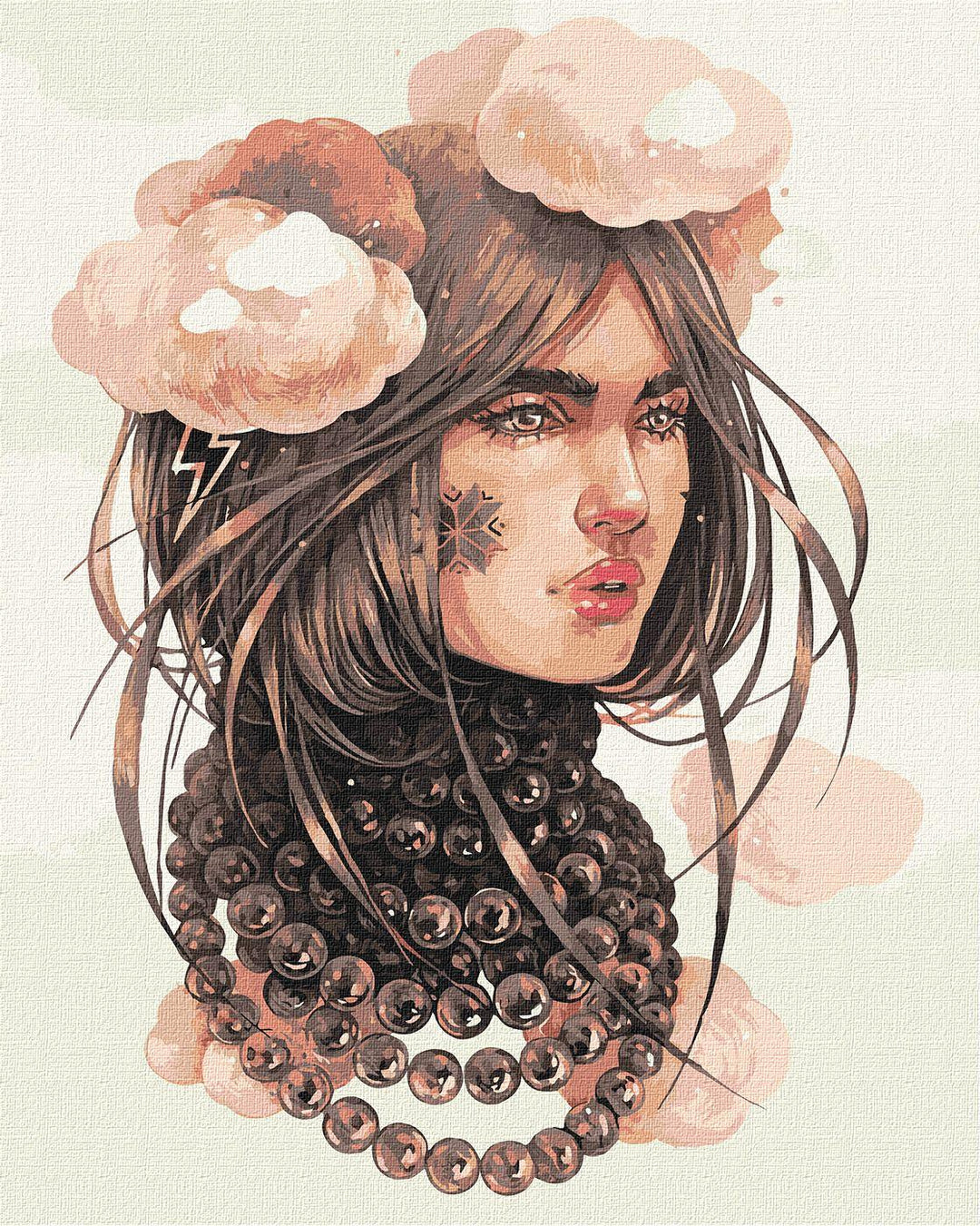 Painting by Numbers kit Cloudy thoughts KHO4995