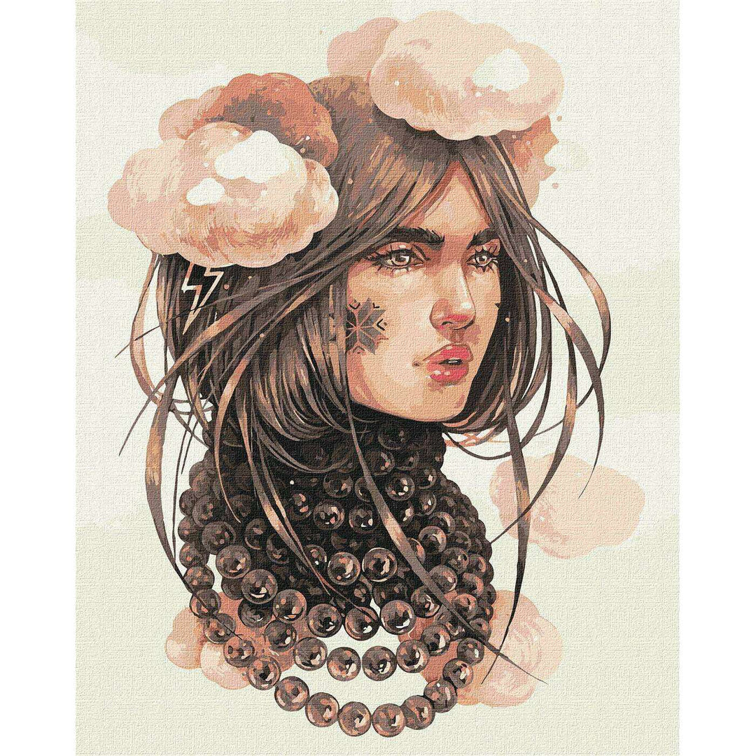 Painting by Numbers kit Cloudy thoughts KHO4995