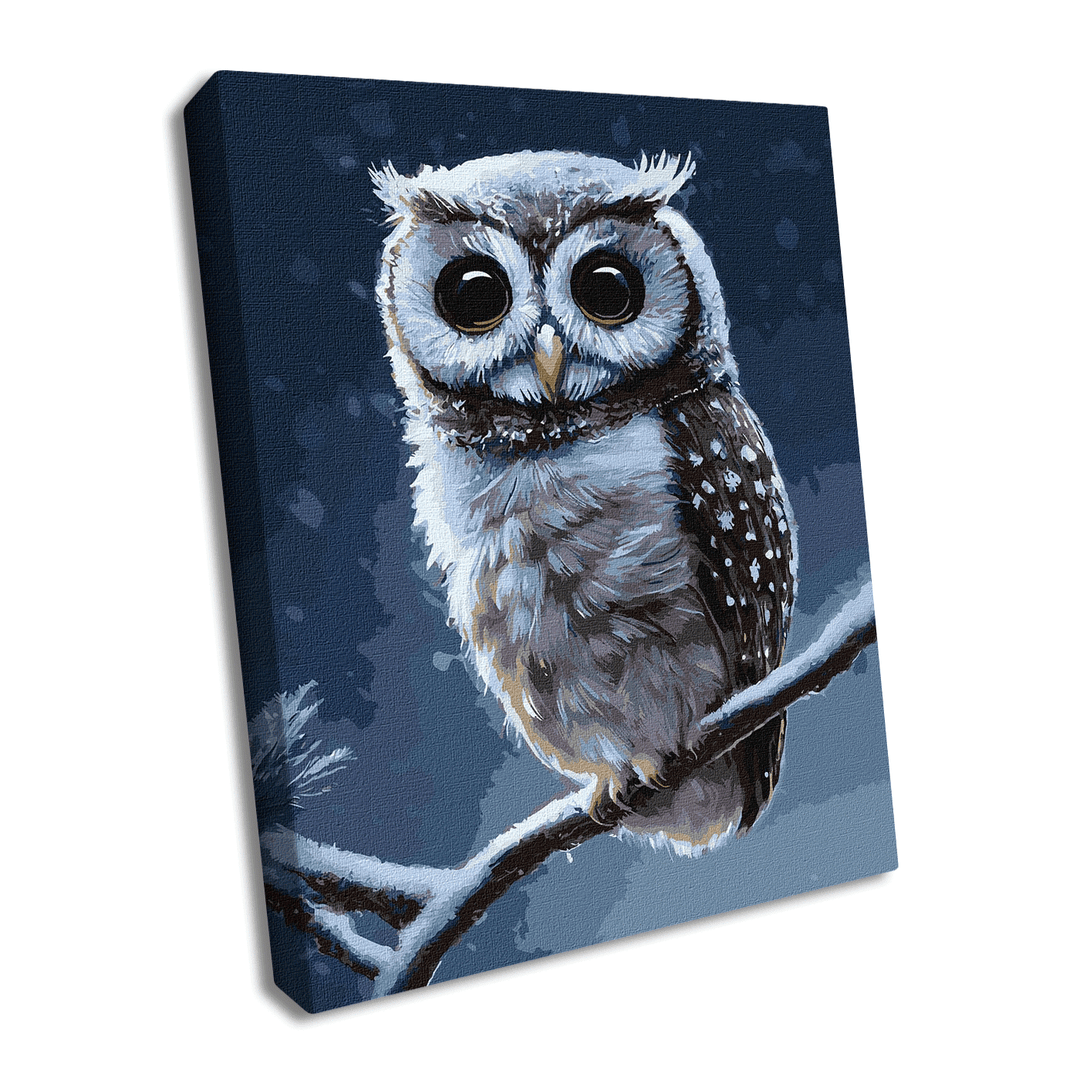 Painting by Numbers kit Forest owl KHO4457