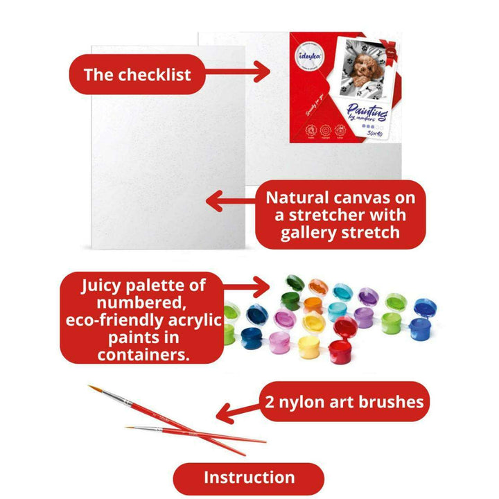 Painting by Numbers kit Gorgeous irises KHO3287