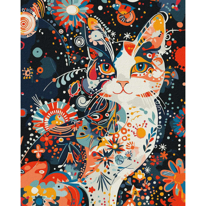 Painting by Numbers kit Gracious Kitty KHO6642