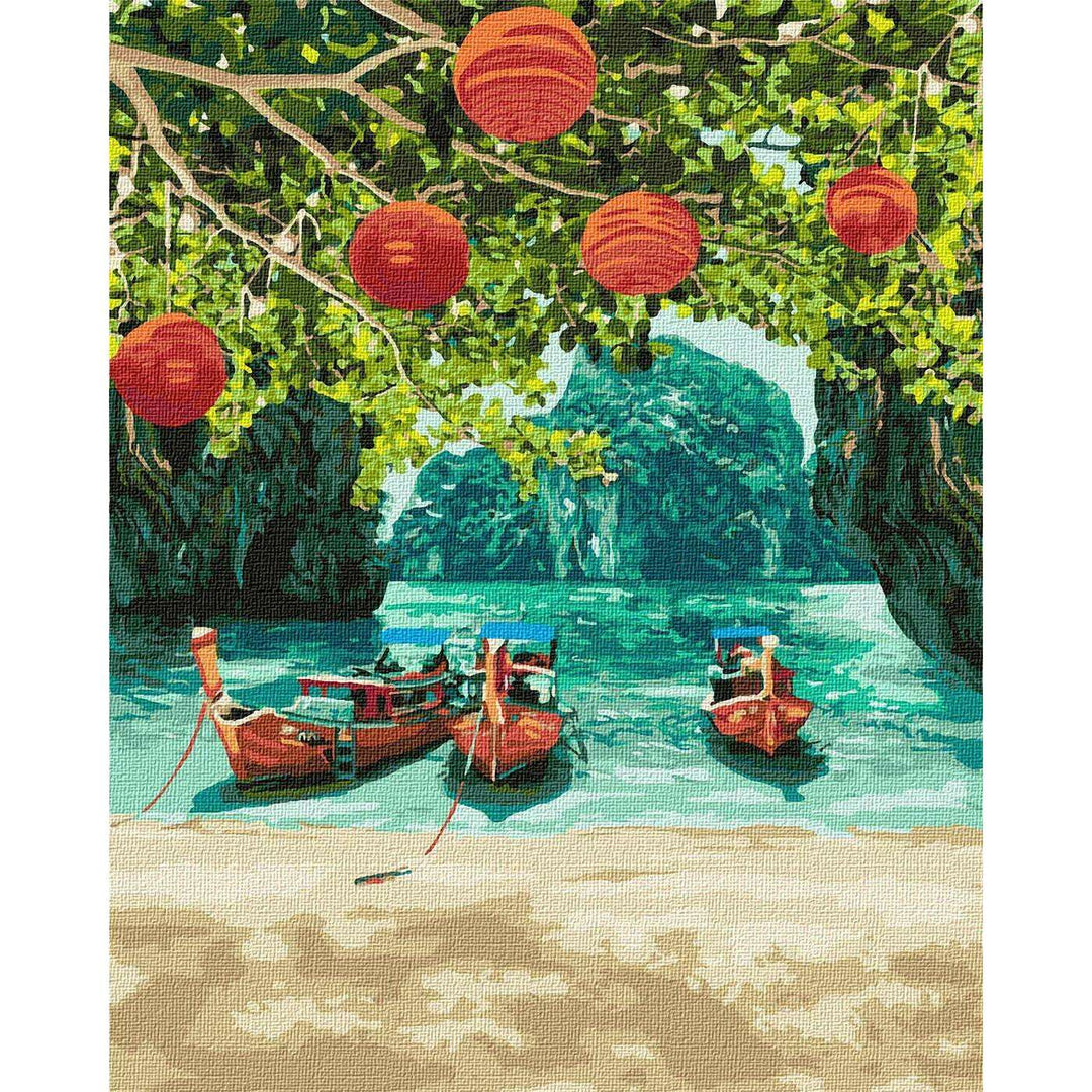 Painting by Numbers kit Holidays in Thailand KHO2291