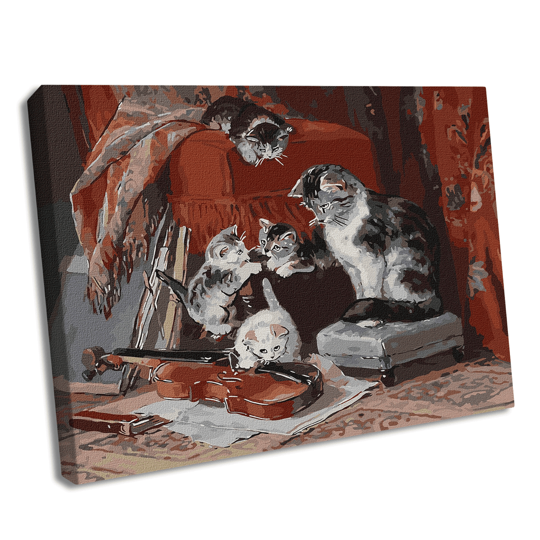 Painting by Numbers kit Little musicians KHO4331