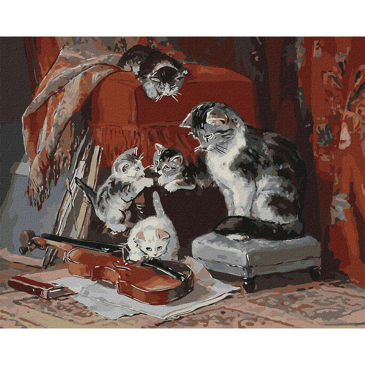 Painting by Numbers kit Little musicians KHO4331