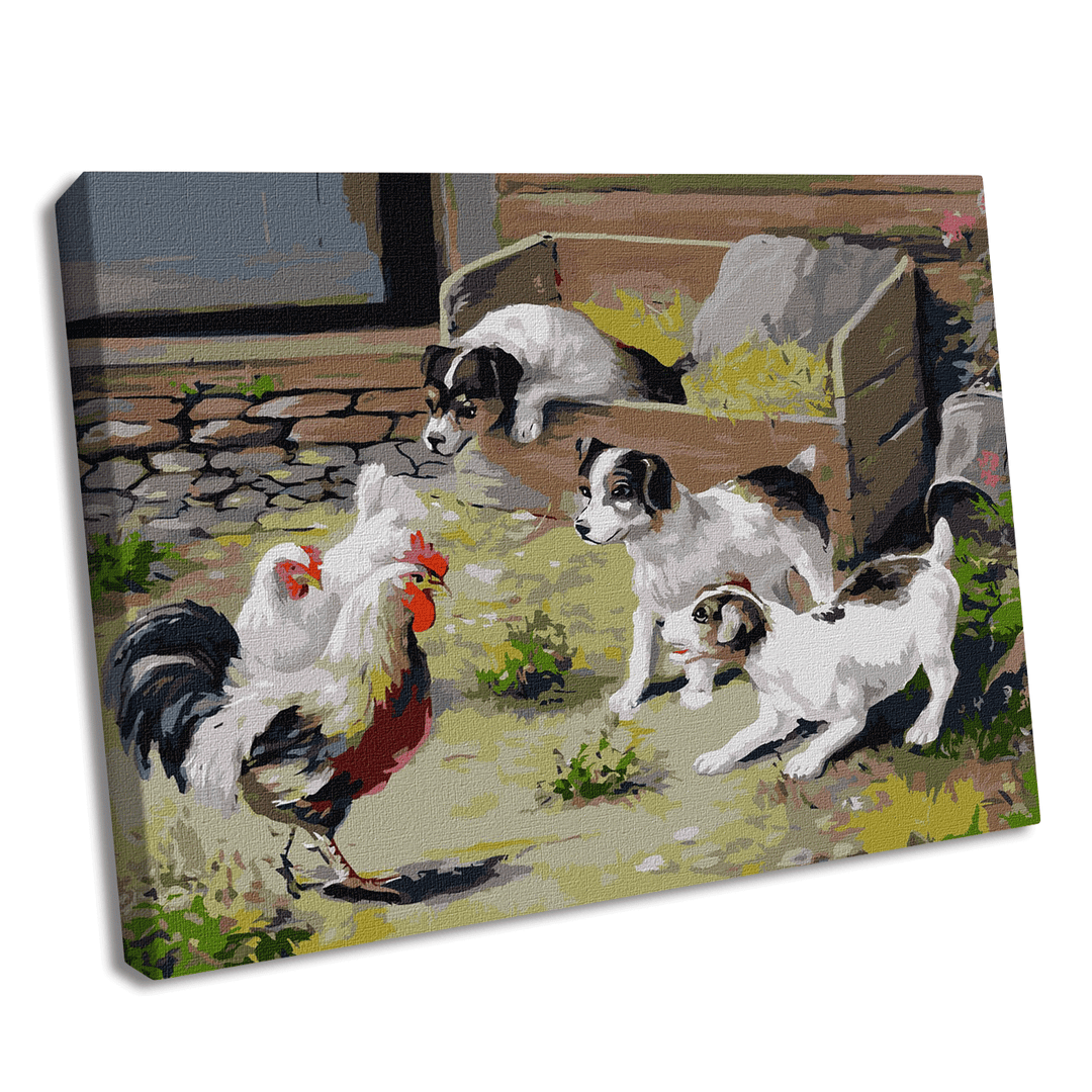 Painting by Numbers kit Meeting KHO4342