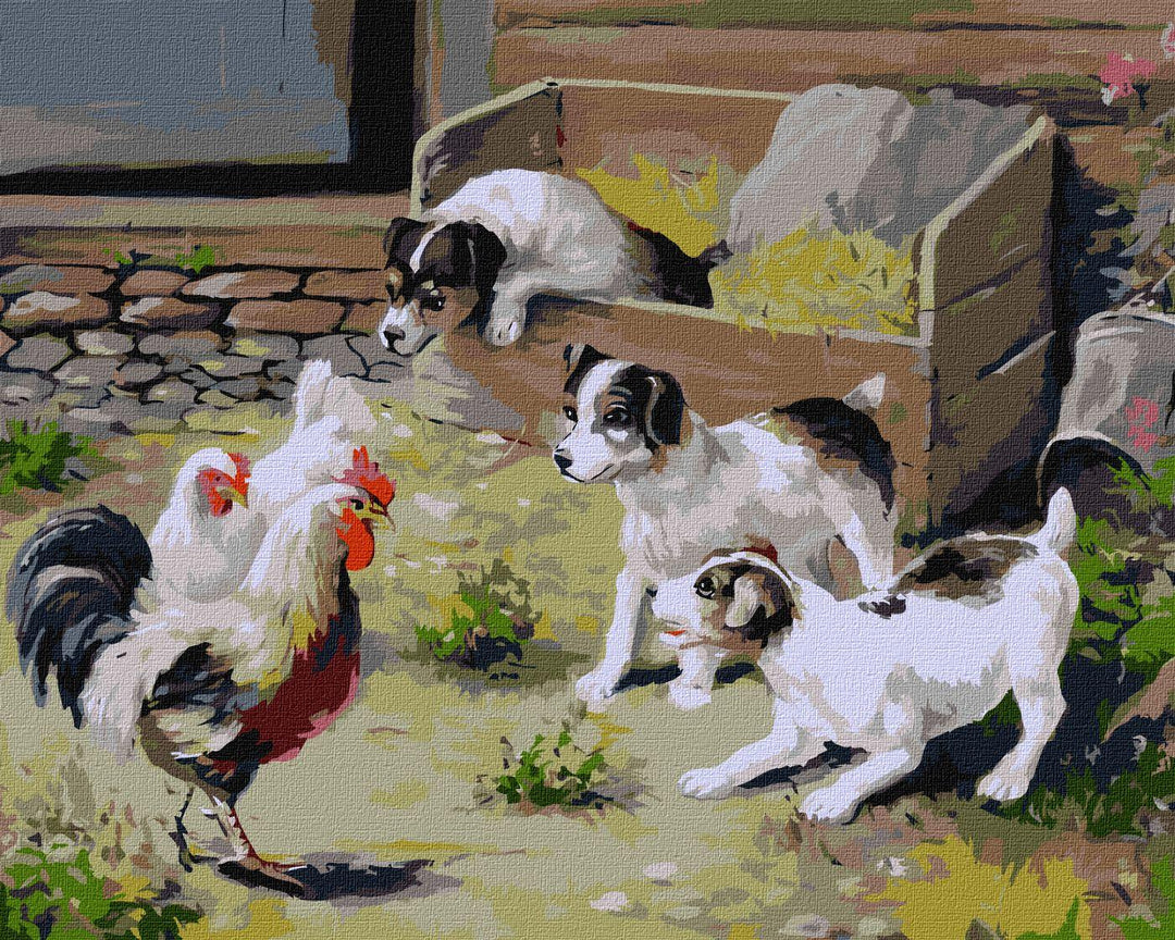 Painting by Numbers kit Meeting KHO4342