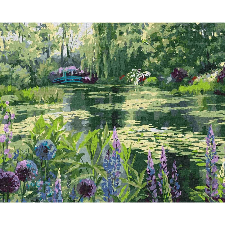 Painting by Numbers kit Monet's garden in Giverny KHO2838