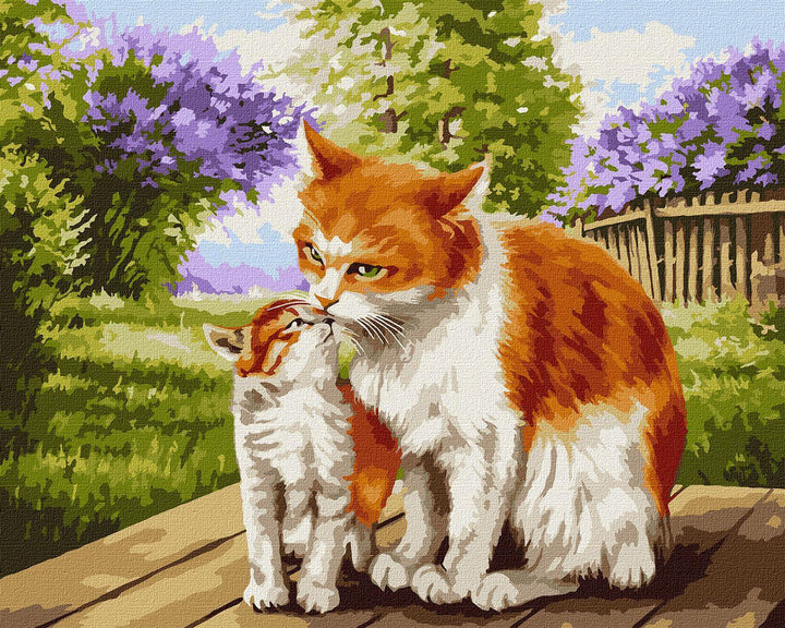 Painting by Numbers kit Mother's warmth KHO6511