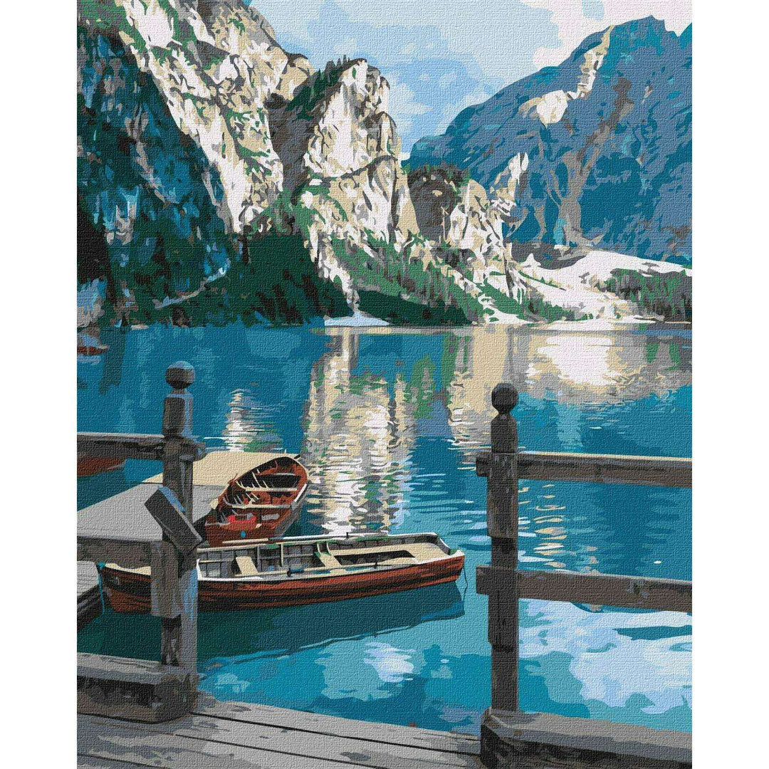 Painting by Numbers kit Mountain peace KHO2763