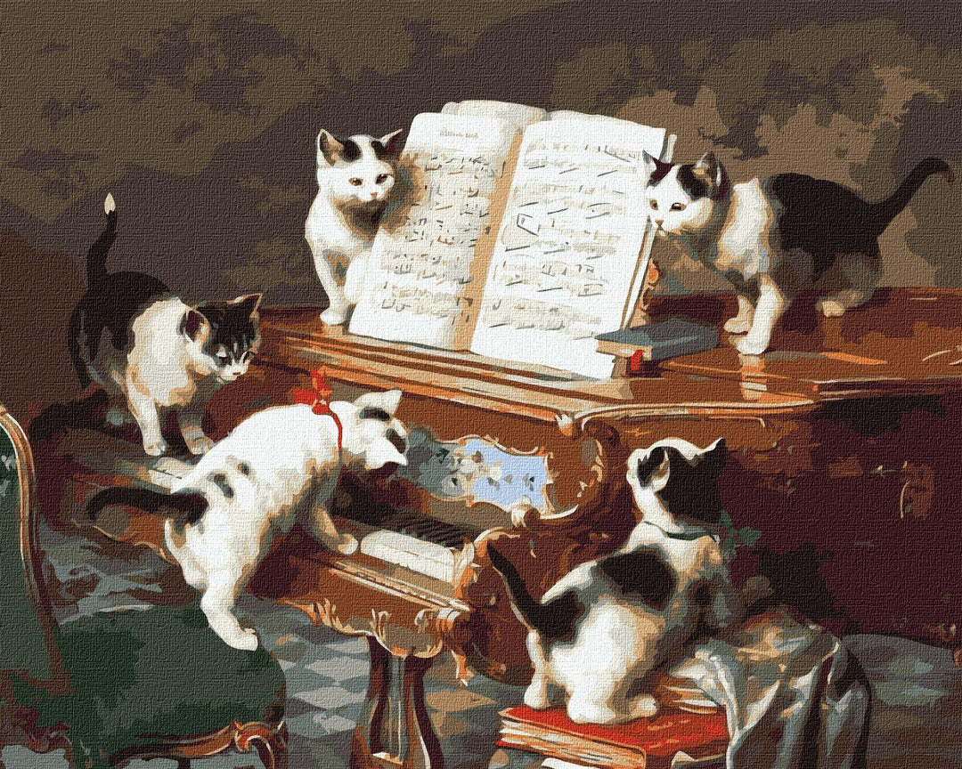 Painting by Numbers kit Music pause KHO4343