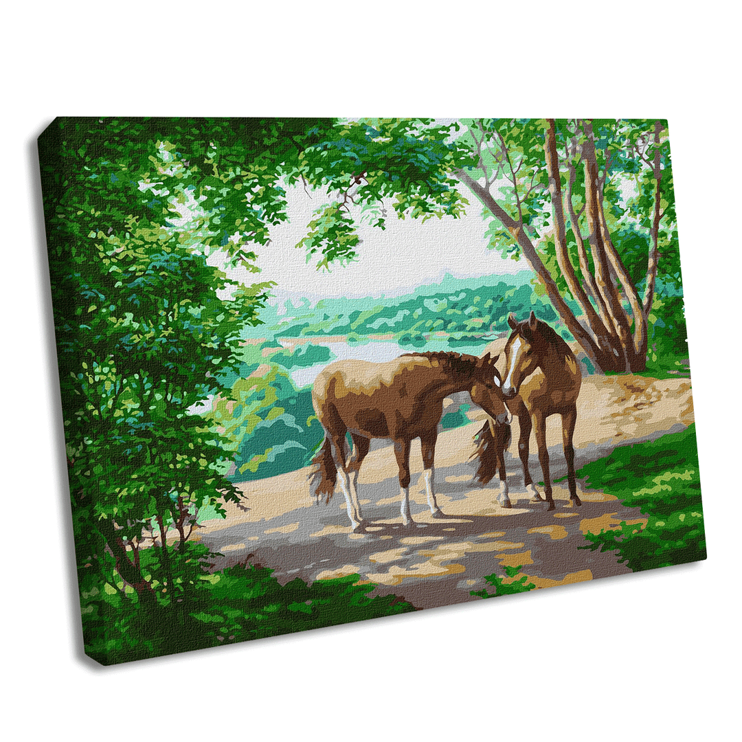 Painting by Numbers kit On a walk KHO4371