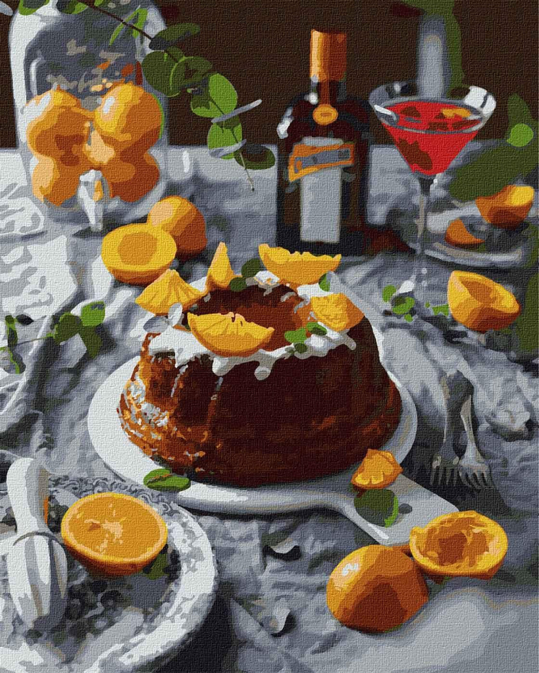 Painting by Numbers kit Orange delight KHO5616