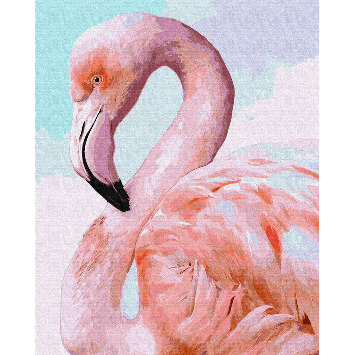 Painting by Numbers kit Pink flamingo KHO4397