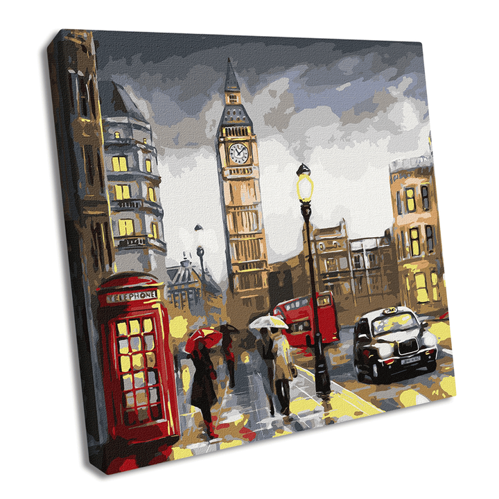 Painting by Numbers kit Rainy London KHO3599