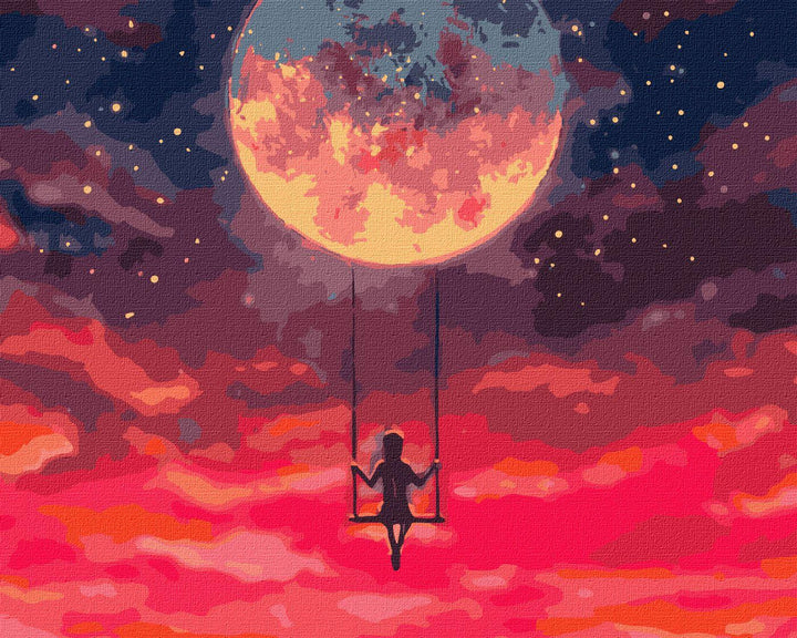Painting by Numbers kit Space swing KHO5045