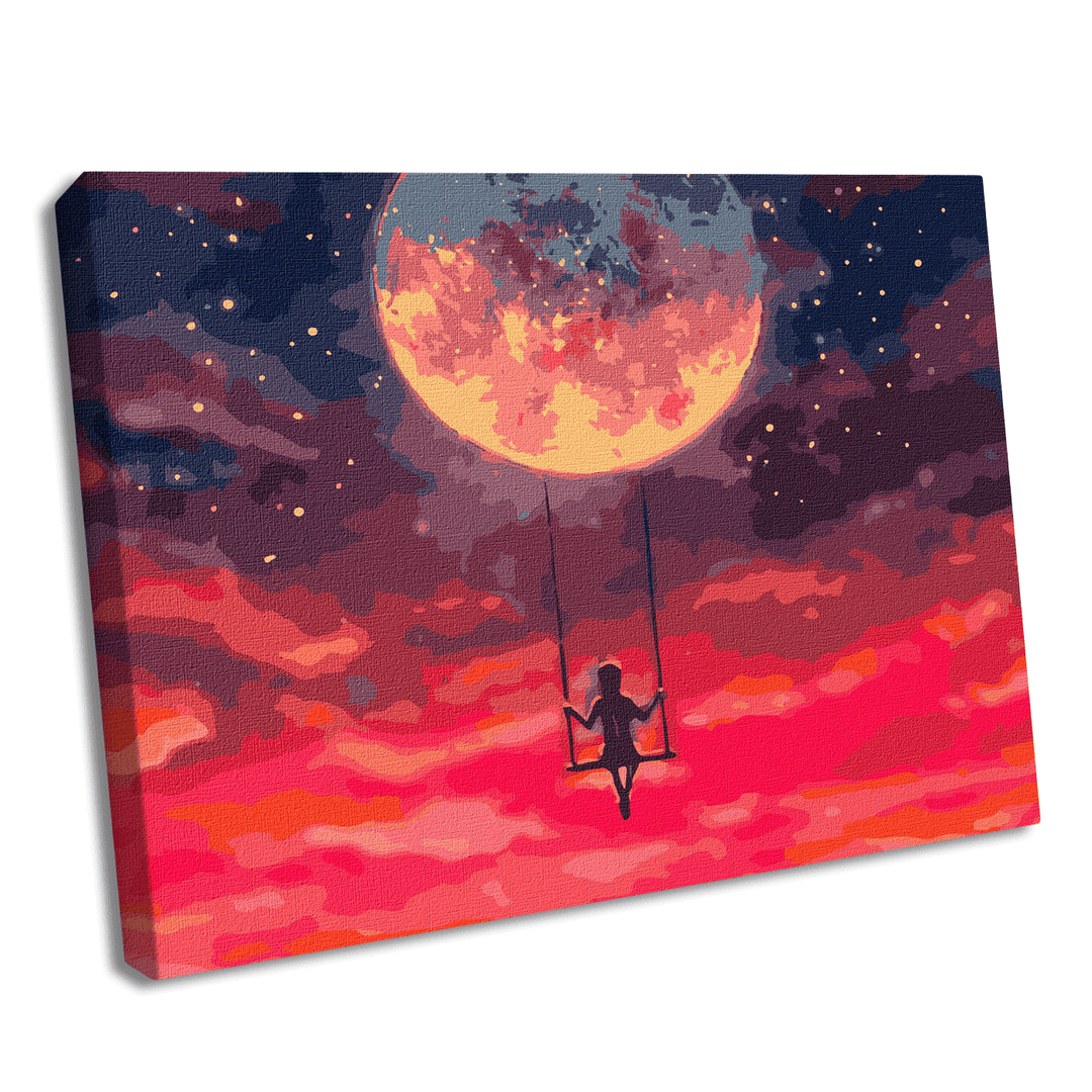 Painting by Numbers kit Space swing KHO5045