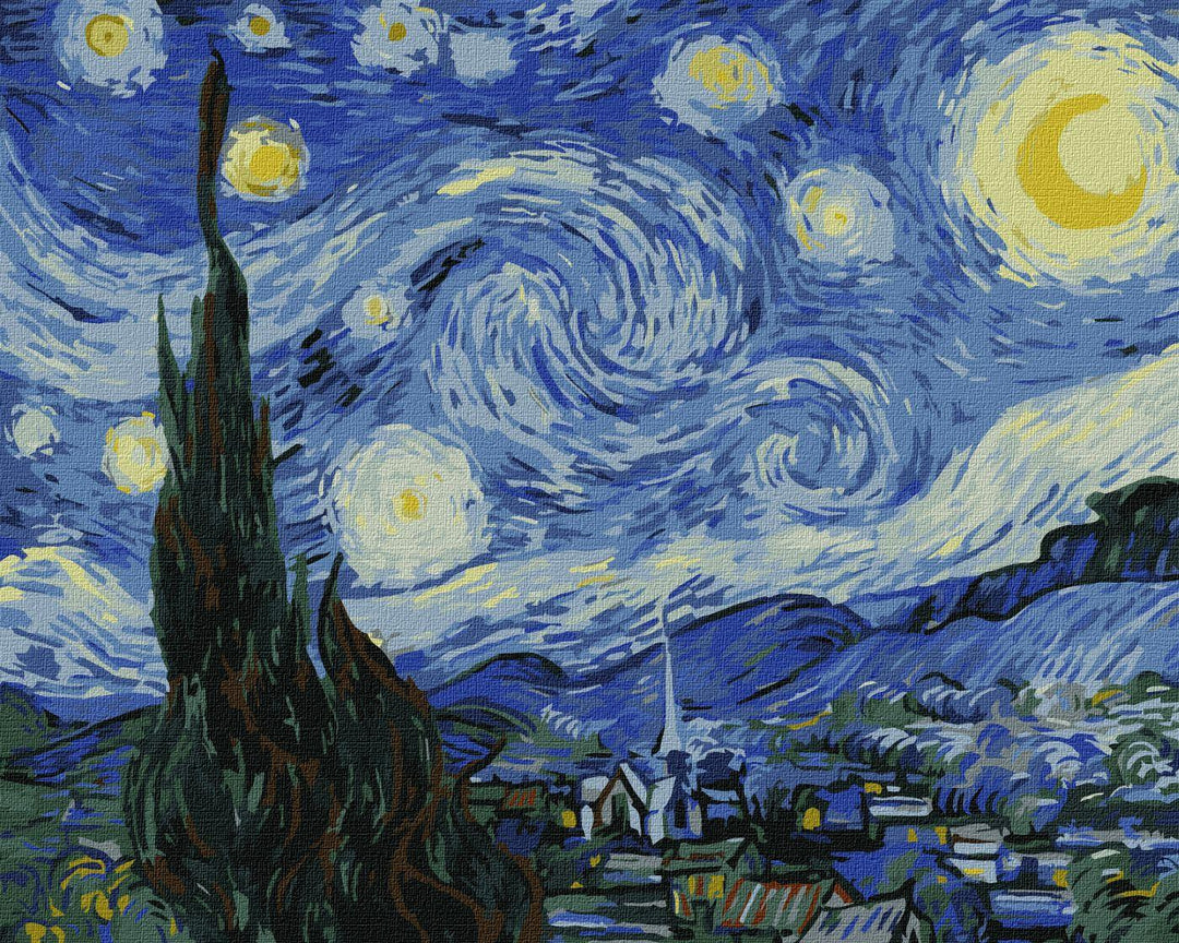 Painting by Numbers kit Starry Night KHO2857